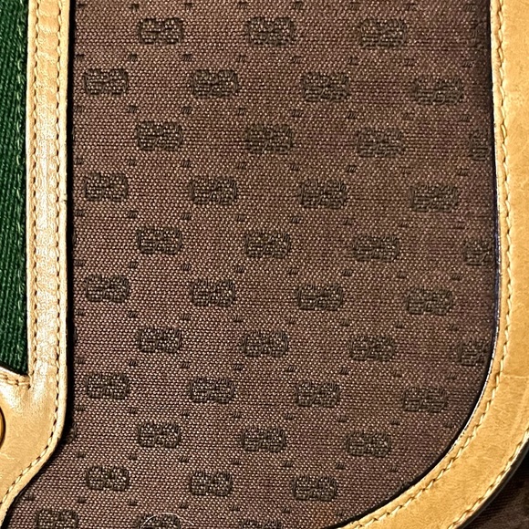 Gucci Microguccisima Sherryline Authentic GG Canvas and leather Crossbody Bag - Picture 11 of 16